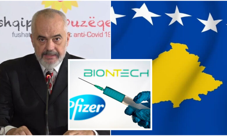 “EJANI në MËMËDHE”, Rama THIRRJE Kosovës: Jemi gati t’i vaksinojmë të gjithë, 11 mijë bluzat e bardha “EJANI në MËMËDHE”, Rama THIRRJE Kosovës: Jemi gati t’i vaksinojmë të gjithë, 11 mijë bluzat e bardha