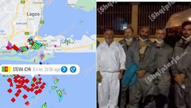 Rrëmbimi i anijes në Nigeri, lirohen 8 anëtarët e ekuipazhit pas 45 ditësh peng! Babë e bir nisen për Shqipëri Rrëmbimi i anijes në Nigeri, lirohen 8 anëtarët e ekuipazhit pas 45 ditësh peng! Babë e bir nisen për Shqipëri