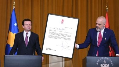 Zbulohet LETRA/ Rama i shkruan Albin Kurtit: Të pres në Tiranë, të intensifikojmë marrëdhëniet tona Zbulohet LETRA/ Rama i shkruan Albin Kurtit: Të pres në Tiranë, të intensifikojmë marrëdhëniet tona