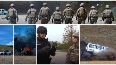 Njihuni me ekipin amerikan të deminimit në Kosovë, pamje nga stërvitja me FSK-në dhe policinë Njihuni me ekipin amerikan të deminimit në Kosovë, pamje nga stërvitja me FSK-në dhe policinë