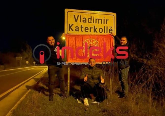 Tre mërgimtarë ndalen në fshatin e Albin Kurtit në Mal të Zi, vendosin flamurin e UÇK- së