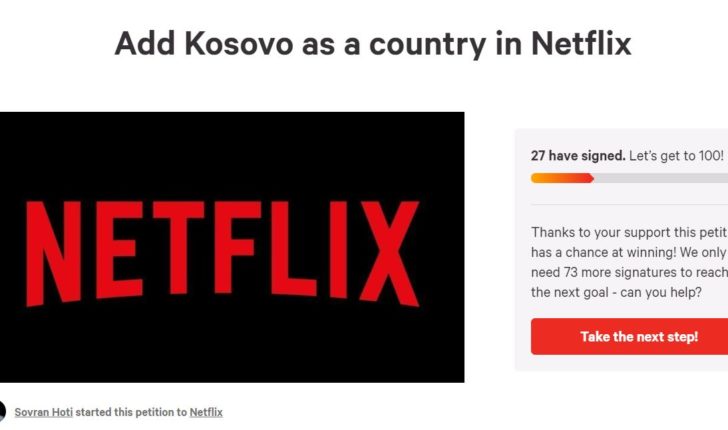 Netflix e shfaq Kosovën si pjesë të Serbisë, nis peticioni për ta ndryshuar Netflix e shfaq Kosovën si pjesë të Serbisë, nis peticioni për ta ndryshuar