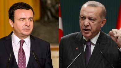 Sondazhi i institutit amerikan: Në Kosovë pëlqyeshmëria për Erdoganin është më e madhe se për Albin Kurtin Sondazhi i institutit amerikan: Në Kosovë pëlqyeshmëria për Erdoganin është më e madhe se për Albin Kurtin