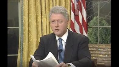 Kur Bill Clinton njoftonte bombardimin e Serbisë Kur Bill Clinton njoftonte bombardimin e Serbisë
