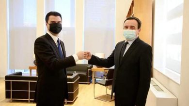 Basha takon Albin Kurtin: Biseduam për sfidat që ka përpara Shqipëria dhe Kosova, e sigurova se… Basha takon Albin Kurtin: Biseduam për sfidat që ka përpara Shqipëria dhe Kosova, e sigurova se…