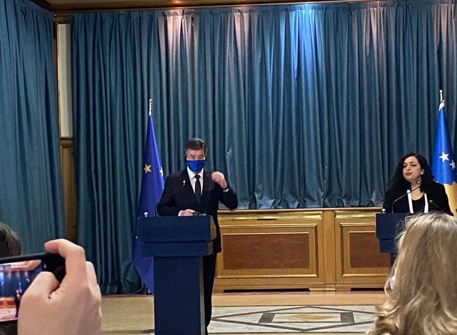 Dialogu me Serbinë/ Lajçak jep pesë porosi për Kosovën, Osmani: Njohje reciproke në kufijtë aktual Dialogu me Serbinë/ Lajçak jep pesë porosi për Kosovën, Osmani: Njohje reciproke në kufijtë aktual