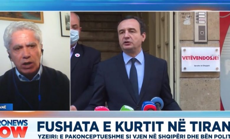 “Populist gënjeshtar”, Yzeiri shpërthen ndaj Kurtit: Ja si po nxit një lloj ndarje mes Shqipërisë dhe Kosovës “Populist gënjeshtar”, Yzeiri shpërthen ndaj Kurtit: Ja si po nxit një lloj ndarje mes Shqipërisë dhe Kosovës