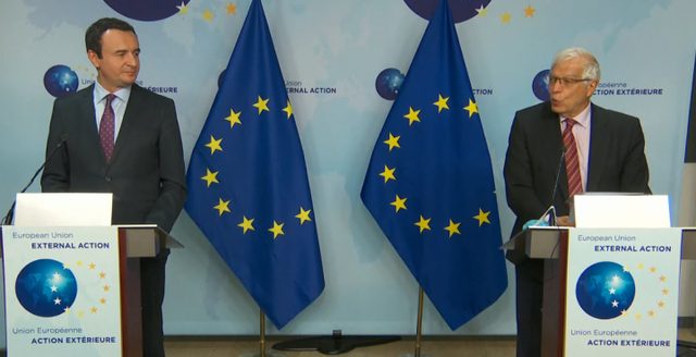 Takimi me BE / Kurti kërkon liberalizimin e vizave, Borrell asociacionin e komunave serbe Takimi me BE / Kurti kërkon liberalizimin e vizave, Borrell asociacionin e komunave serbe