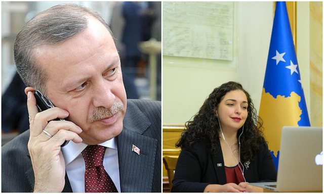 U zgjodh Presidente e Kosovës, Erdogan telefonon Vjosa Osmanin U zgjodh Presidente e Kosovës, Erdogan telefonon Vjosa Osmanin