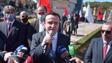 Rezultati i Vetëvendosjes në Shqipëri për zgjedhjet e 25 prillit, Kurti i shmaget pyetjes Rezultati i Vetëvendosjes në Shqipëri për zgjedhjet e 25 prillit, Kurti i shmaget pyetjes