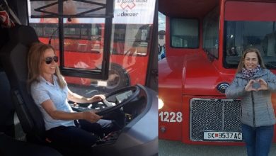 Shqiptarja, 28 vjet shofere e autobusit në Maqedoninë e Veriut Shqiptarja, 28 vjet shofere e autobusit në Maqedoninë e Veriut