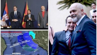 “Lobojmë fuqimisht për Kosovën”/ “Rama 3”: Çojmë përpara “Ballkanin e Hapur”! Tentativa për të tjetërsuar kufijtë detarë, furnizimi me naftë i armikut, kapituj të errët “Lobojmë fuqimisht për Kosovën”/ “Rama 3”: Çojmë përpara “Ballkanin e Hapur”! Tentativa për të tjetërsuar kufijtë detarë, furnizimi me naftë i armikut, kapituj të errët