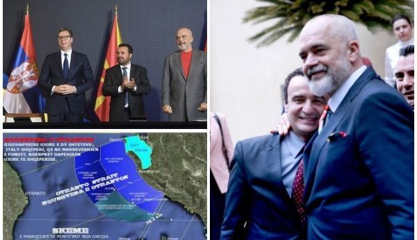 “Lobojmë fuqimisht për Kosovën”/ “Rama 3”: Çojmë përpara “Ballkanin e Hapur”! Tentativa për të tjetërsuar kufijtë detarë, furnizimi me naftë i armikut, kapituj të errët “Lobojmë fuqimisht për Kosovën”/ “Rama 3”: Çojmë përpara “Ballkanin e Hapur”! Tentativa për të tjetërsuar kufijtë detarë, furnizimi me naftë i armikut, kapituj të errët