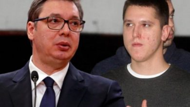 Skandal në Serbi/ Djali i Vuçiç i dha një thes me para të dënuarit për krime lufte Skandal në Serbi/ Djali i Vuçiç i dha një thes me para të dënuarit për krime lufte