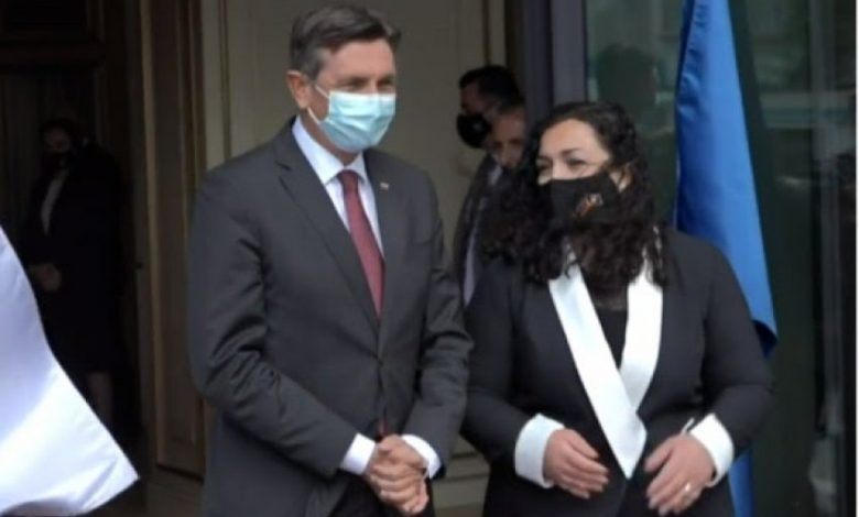 Replika/ Presidenti slloven- Vjosa Osmanit: “Open Balkan”, iniciativë elegante për rregullimin e marrëdhënieve Kosovë-Serbi Replika/ Presidenti slloven- Vjosa Osmanit: “Open Balkan”, iniciativë elegante për rregullimin e marrëdhënieve Kosovë-Serbi