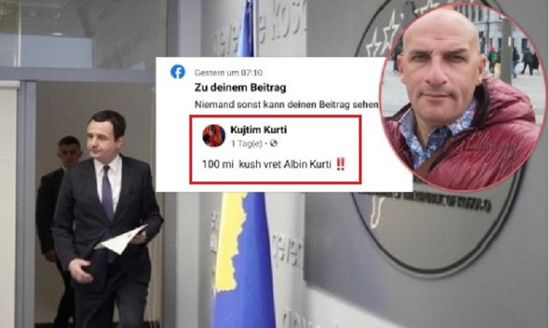 Mërgimtari që dyshohet se kërcënoi Kurtin: Bëra shaka, thash 100 minj, jo 100 mijë Mërgimtari që dyshohet se kërcënoi Kurtin: Bëra shaka, thash 100 minj, jo 100 mijë
