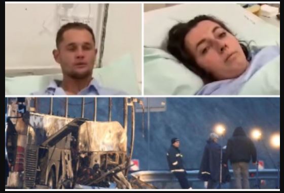 Çifti shqiptar që i mbijetoi aksidentit tragjik në Bullgari tregon momentet e tmerrit: Thyem xhamin e autobusit, ja si shpëtuam Çifti shqiptar që i mbijetoi aksidentit tragjik në Bullgari tregon momentet e tmerrit: Thyem xhamin e autobusit, ja si shpëtuam