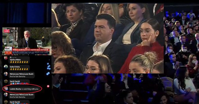 Fotolajm/ Lulzim Basha “kapet mat” duke ndjekur live Sali Berishën?