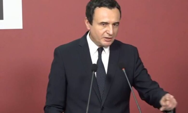 Kurti: Nuk e di se si mund të kemi ‘Ballkan të Hapur’ me një Serbi të mbyllur për Kosovën Kurti: Nuk e di se si mund të kemi ‘Ballkan të Hapur’ me një Serbi të mbyllur për Kosovën