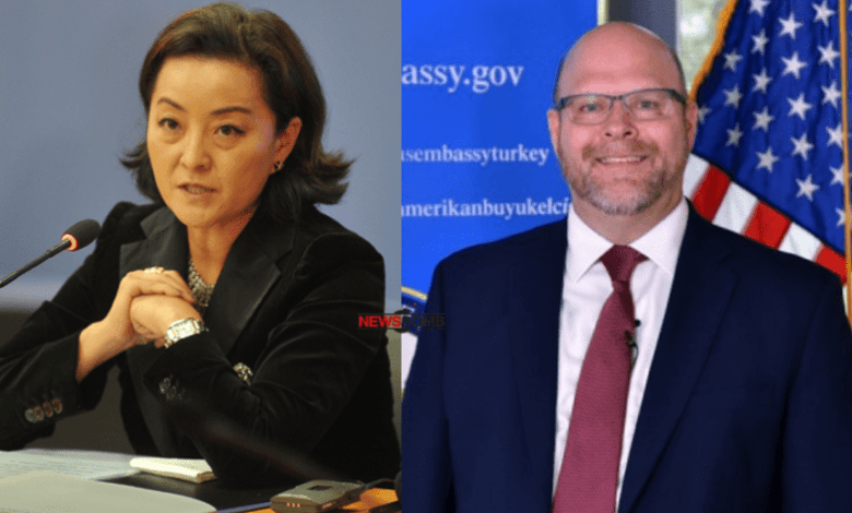 Yuri Kim uron ambasadorin e ri të SHBA në Kosovë: Mirë se erdhe në lagje, Jeff Yuri Kim uron ambasadorin e ri të SHBA në Kosovë: Mirë se erdhe në lagje, Jeff