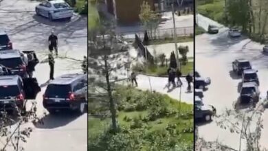 Kadri Veseli kthehet në Kosovë i rrethuar nga makinat e EULEX Kadri Veseli kthehet në Kosovë i rrethuar nga makinat e EULEX