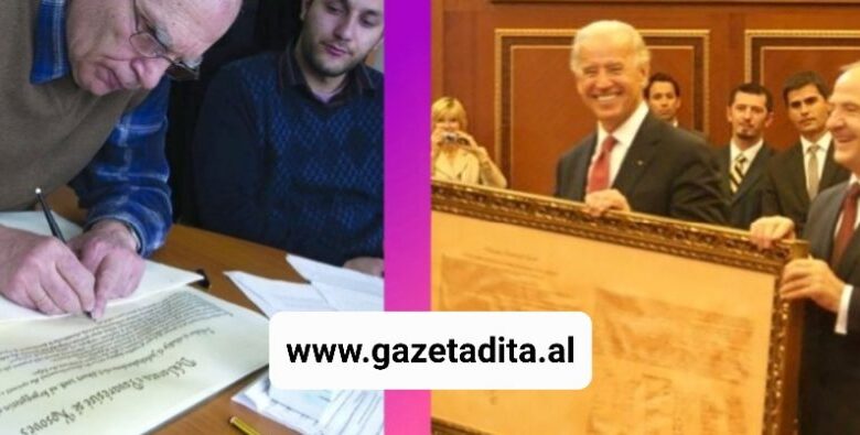 INTERVISTË: “Nuk më dhanë kohë mjaftueshëm, e kam brengë në zemër”, kaligrafoi Deklaratën e Pavarësisë së Kosovës, rrëfimi i Shyqri Nimanit INTERVISTË: “Nuk më dhanë kohë mjaftueshëm, e kam brengë në zemër”, kaligrafoi Deklaratën e Pavarësisë së Kosovës, rrëfimi i Shyqri Nimanit
