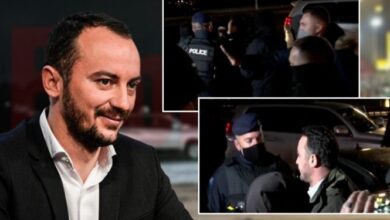 VIDEO/ Arrestohet dhunshëm në emision bashkëshorti i ish-ministres shqiptare VIDEO/ Arrestohet dhunshëm në emision bashkëshorti i ish-ministres shqiptare