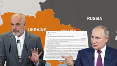 Shqipëria PARALAJMËRON Rusinë: Jemi krah Kosovës nëse cenohet siguria e saj Shqipëria PARALAJMËRON Rusinë: Jemi krah Kosovës nëse cenohet siguria e saj