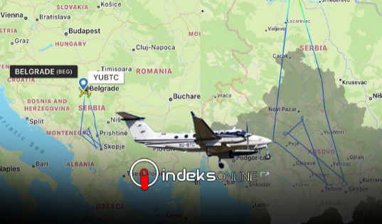 VIDEO/ Dy orë mbi qiellin e Kosovës, shihni lëvizjet e çuditshme të avionit serb VIDEO/ Dy orë mbi qiellin e Kosovës, shihni lëvizjet e çuditshme të avionit serb