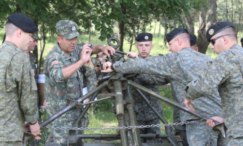 VLLAZËRIA/ Forcat e Armatosura shqiptare stërviten në krah të Forcave të Sigurisë së Kosovës (FOTO)