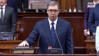 Betimi i veçantë i Vuçiç para parlamentit: Do ta ruaj Kosovën si pjesë e Serbisë! Betimi i veçantë i Vuçiç para parlamentit: Do ta ruaj Kosovën si pjesë e Serbisë!
