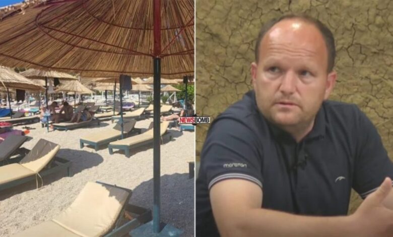 “Plazhi bosh, i dini dele shqiptarët”, gazetari shpërthen ndaj pronarëve në jug: Abuzuat me çmimet, tani mbajeni shezlonget për vete “Plazhi bosh, i dini dele shqiptarët”, gazetari shpërthen ndaj pronarëve në jug: Abuzuat me çmimet, tani mbajeni shezlonget për vete