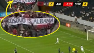 Ballistët e Tetovës me banderolën e tyre, Kurir “qan”: UEFA, ta shohim tani si do reagosh Ballistët e Tetovës me banderolën e tyre, Kurir “qan”: UEFA, ta shohim tani si do reagosh