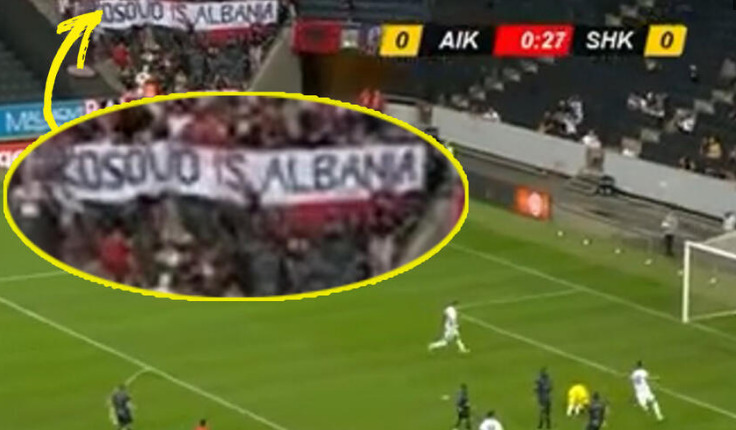 Ballistët e Tetovës me banderolën e tyre, Kurir “qan”: UEFA, ta shohim tani si do reagosh Ballistët e Tetovës me banderolën e tyre, Kurir “qan”: UEFA, ta shohim tani si do reagosh