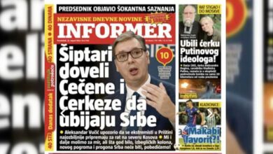 “Sulme dhe mercenarë çeçenë”, mediat serbe fushatë për të nxitur tensione në Kosovë “Sulme dhe mercenarë çeçenë”, mediat serbe fushatë për të nxitur tensione në Kosovë