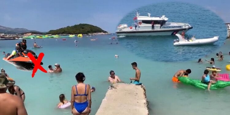 Nga Ksamili në Radhimë dhe Shëngjin/ Stacion për jet ski në mes të plazhit. Ankohen pushuesit: Ecin me shpejtësi Nga Ksamili në Radhimë dhe Shëngjin/ Stacion për jet ski në mes të plazhit. Ankohen pushuesit: Ecin me shpejtësi