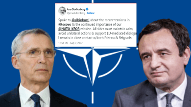 Tensionet në veri/ Stoltenberg bisedon me Kurtin: Misioni i KFOR-it i rëndësishëm, palët të ruajnë qetësinë Tensionet në veri/ Stoltenberg bisedon me Kurtin: Misioni i KFOR-it i rëndësishëm, palët të ruajnë qetësinë