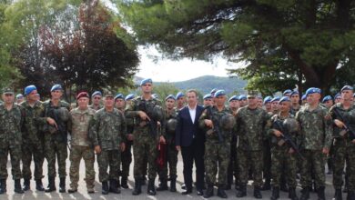 Shqipëria dërgon batalionin me komando në Kosovë, Peleshi: Të gatshëm për… Shqipëria dërgon batalionin me komando në Kosovë, Peleshi: Të gatshëm për…