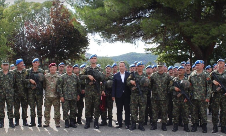 Shqipëria dërgon batalionin me komando në Kosovë, Peleshi: Të gatshëm për… Shqipëria dërgon batalionin me komando në Kosovë, Peleshi: Të gatshëm për…
