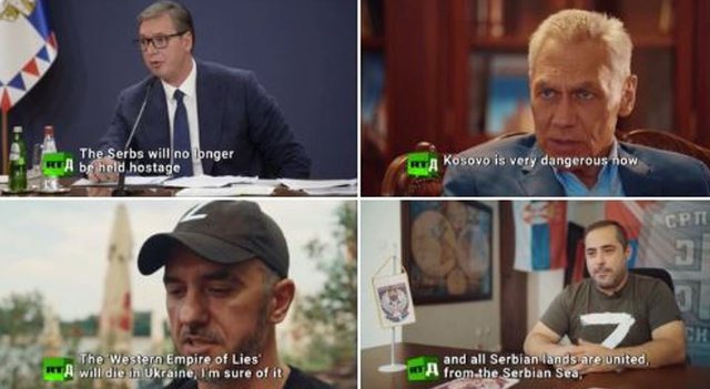 “Shenjat e luftës”, Rusia publikon dokumentar propagandistik për Veriun e Kosovës, tregon se si serbët janë të gatshëm për luftë “Shenjat e luftës”, Rusia publikon dokumentar propagandistik për Veriun e Kosovës, tregon se si serbët janë të gatshëm për luftë