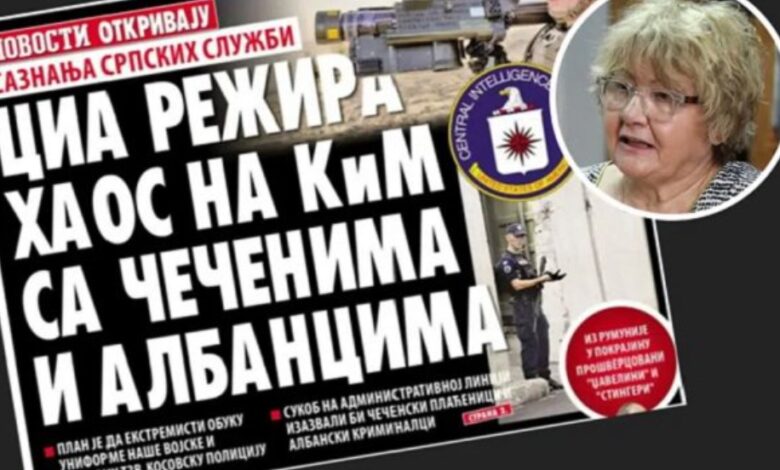 Mediet proqeveritare në Serbi: CIA po përgatit kaos në Kosovë Mediet proqeveritare në Serbi: CIA po përgatit kaos në Kosovë