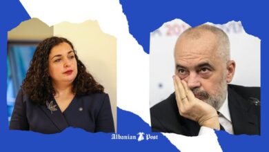 Vjosa Osmani go home, you’re drunk Vjosa Osmani go home, you’re drunk