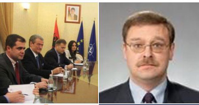 FOTO/ Kur Berisha takoi njeriun e Putinit, një muaj para rezolutës së Dick Marty-t FOTO/ Kur Berisha takoi njeriun e Putinit, një muaj para rezolutës së Dick Marty-t