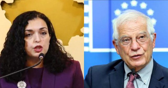 Pas Albin Kurtit, reagon ashpër dhe Vjosa Osmani: Ajo që pamë sot nga Borrell ishte njëanshmëri e shpërfaqur haptazi Pas Albin Kurtit, reagon ashpër dhe Vjosa Osmani: Ajo që pamë sot nga Borrell ishte njëanshmëri e shpërfaqur haptazi
