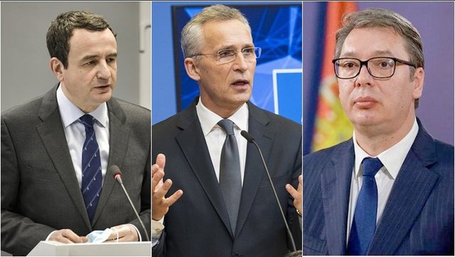 Përshkallëzohen TENSIONET, alarmohet NATO, telefonatë urgjente për Kurtin dhe Vuçiçin Përshkallëzohen TENSIONET, alarmohet NATO, telefonatë urgjente për Kurtin dhe Vuçiçin