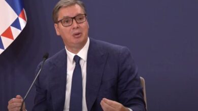 Mes tensioneve, Vuçiç takon ambasadorët e QUINT-it: U kërkova që të pengojnë Kurtin… Mes tensioneve, Vuçiç takon ambasadorët e QUINT-it: U kërkova që të pengojnë Kurtin…
