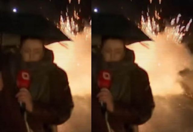 VIDEO/ Çfarë po ndodh në veri të Kosovës? Përveç policëve sulmohen edhe gazetarët, momente nga shpërthimi