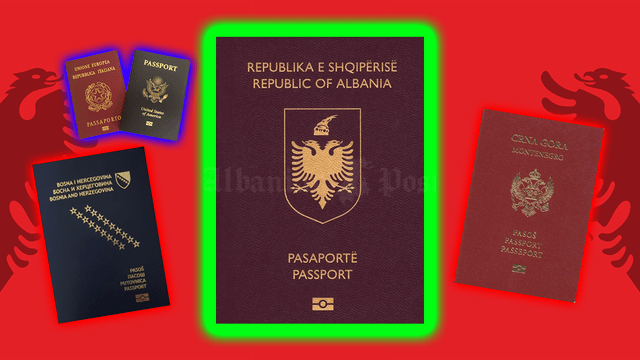 Shqipëria me pasaportën më të dobët në rajon, përveç Kosovës Shqipëria me pasaportën më të dobët në rajon, përveç Kosovës