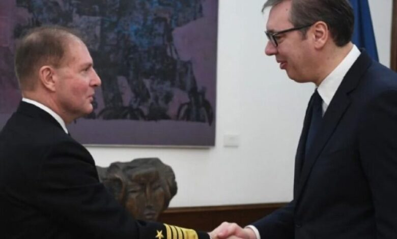 “Putini ka bërë gabime të mëdha strategjike”, admirali i NATO-s reagon pas takimit me Vuçiç: KFOR-i i gatshëm të ofrojë siguri në Veri “Putini ka bërë gabime të mëdha strategjike”, admirali i NATO-s reagon pas takimit me Vuçiç: KFOR-i i gatshëm të ofrojë siguri në Veri