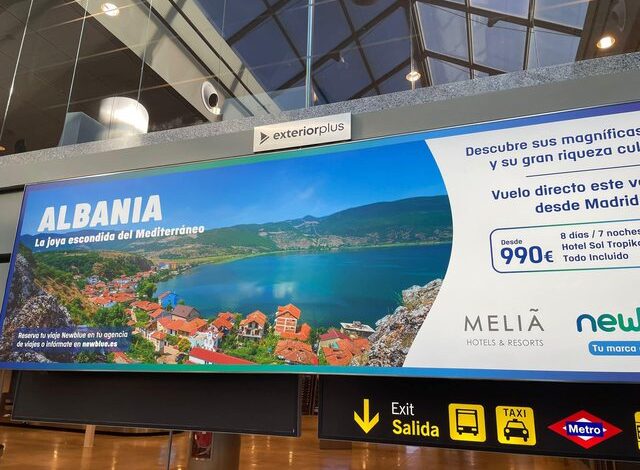 FANTASTIKE! Aeroporti i Madridit reklamon Shqipërinë si destinacion turistik FANTASTIKE! Aeroporti i Madridit reklamon Shqipërinë si destinacion turistik